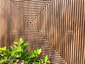 composite wood wall cladding and screening