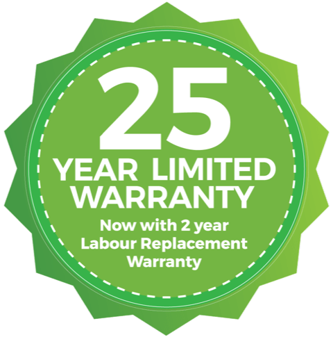 NewTechWood 25 Year Warranty with 2 year Labour warranty