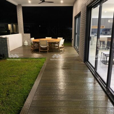 Coastal US54 Decking in Aged Wood by Tabak Projects NSW