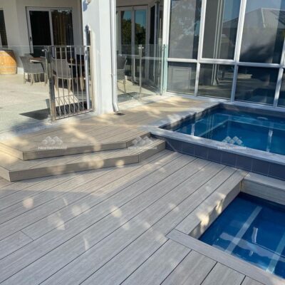 Coastal US54 Beech decking installed by BL Carpentry Services