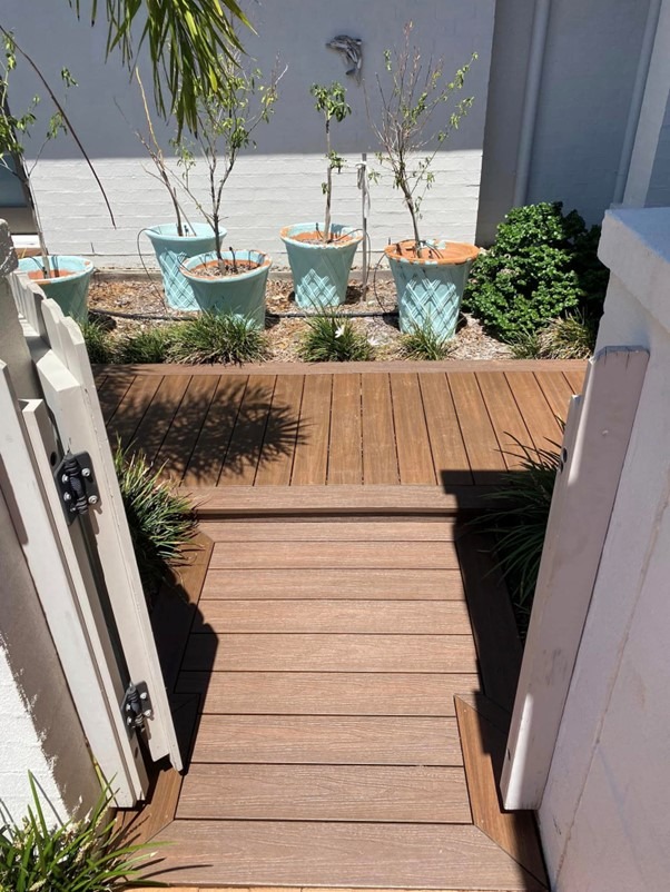 Garden Path Trends for 2023: Composite Timber 