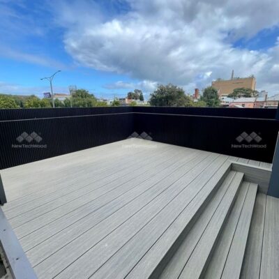 UH61 Cladding Ebony & US54 Decking Antique by Northside Carpentry NSW