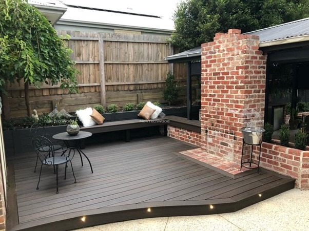NewTechWood decking in Walnut by Decking Out Melbourne