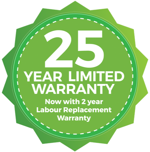 25 Year Limited Warranty logo