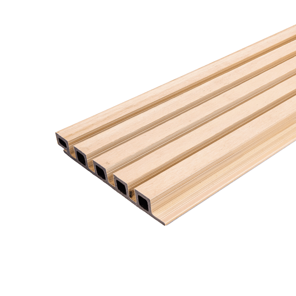 Canadian Cedar colour sample for 25mm castellation cladding