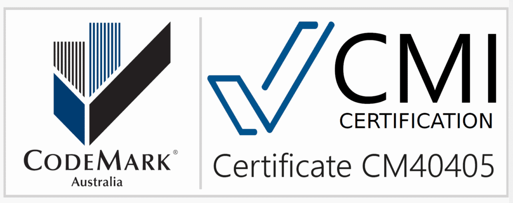 Codemark certificate for NTW CLadding