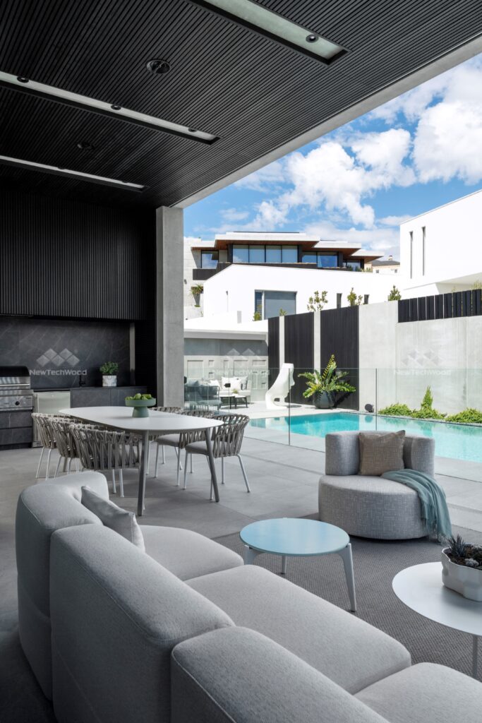 Composite Wood Alfresco Ceiling